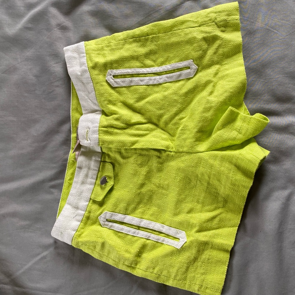 70s Style Linen Shorts